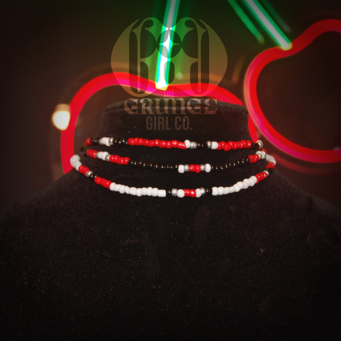 Georgia beaded choker